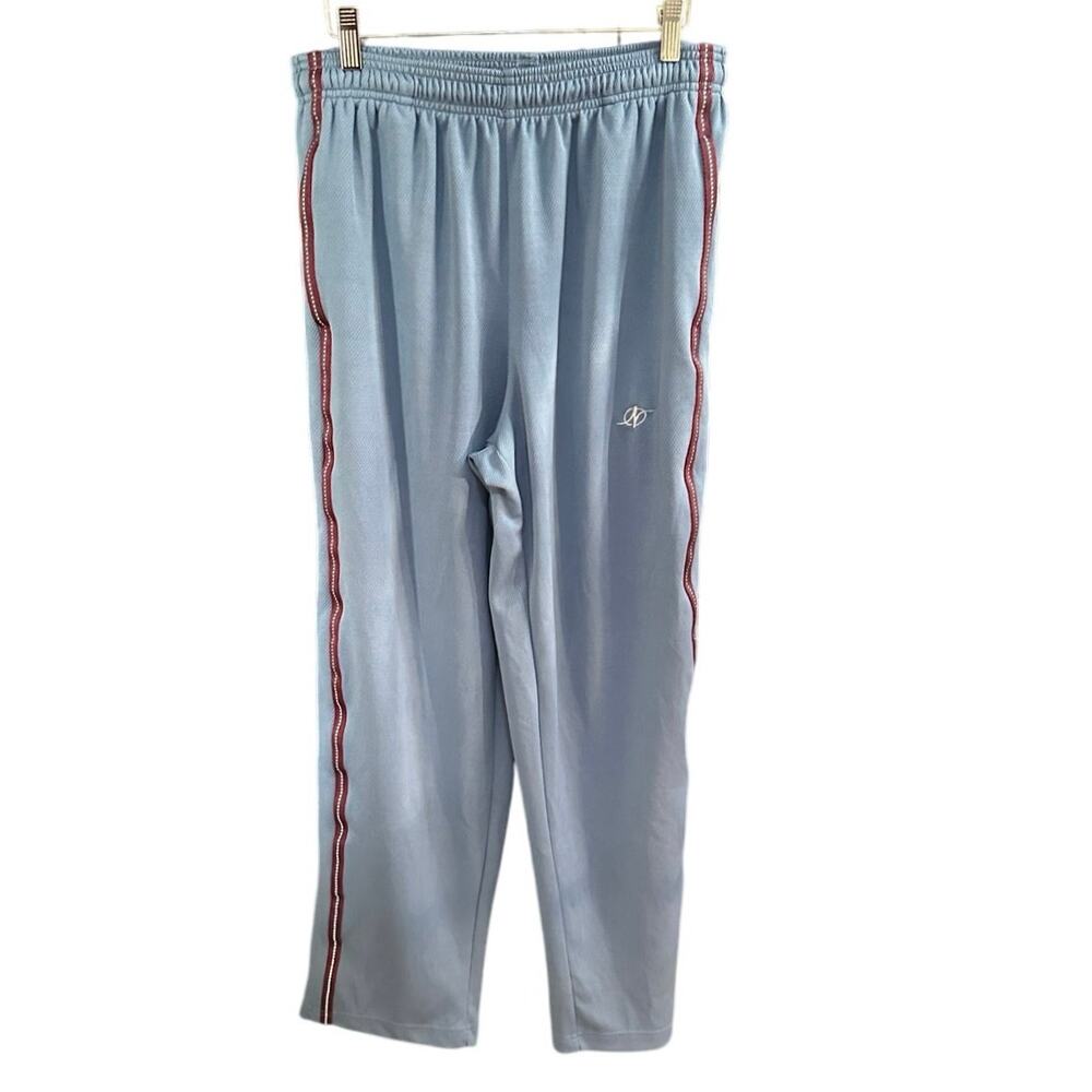 Nordictrack Blue Side Stripe Straight Leg Pull On Performance Wear Pants Size M